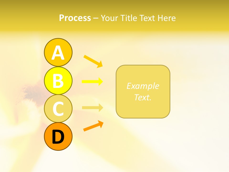 Blooming Tonga Golden PowerPoint Template
