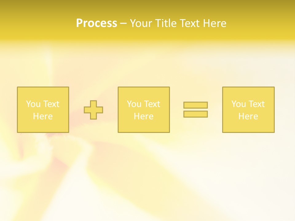 Blooming Tonga Golden PowerPoint Template