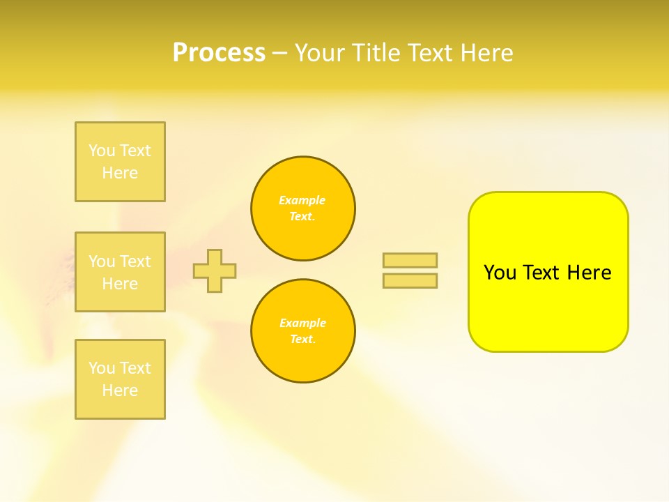 Blooming Tonga Golden PowerPoint Template