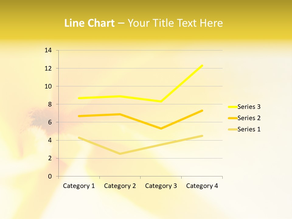 Blooming Tonga Golden PowerPoint Template