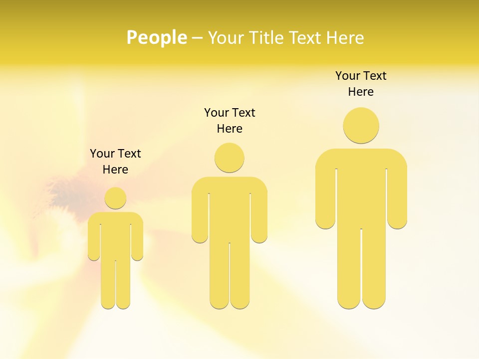 Blooming Tonga Golden PowerPoint Template