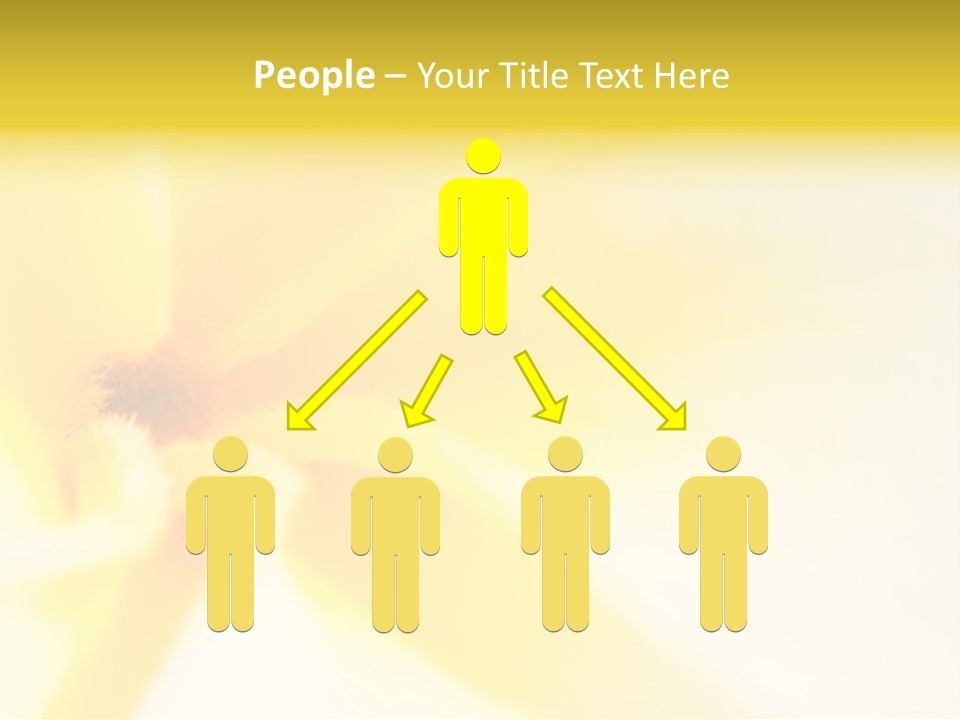 Blooming Tonga Golden PowerPoint Template