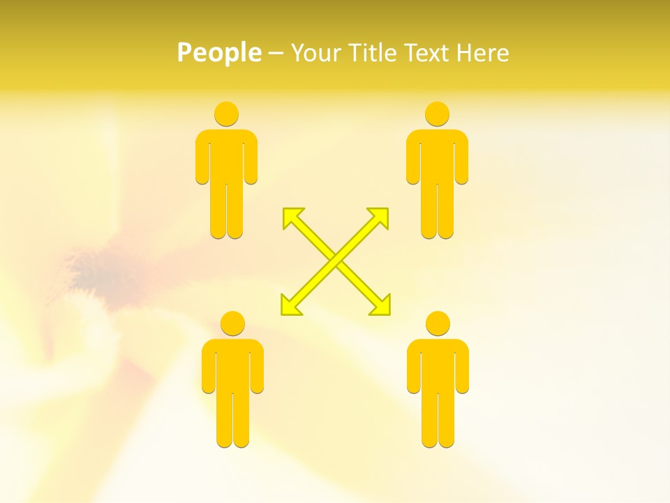 Blooming Tonga Golden PowerPoint Template