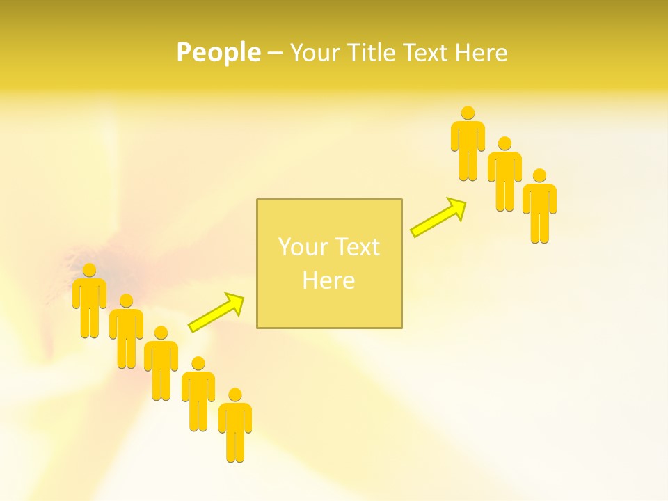 Blooming Tonga Golden PowerPoint Template