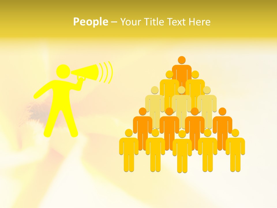 Blooming Tonga Golden PowerPoint Template