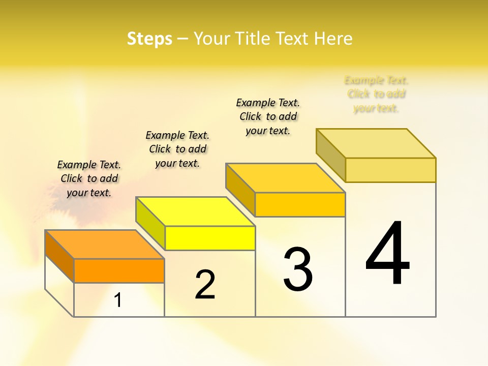 Blooming Tonga Golden PowerPoint Template