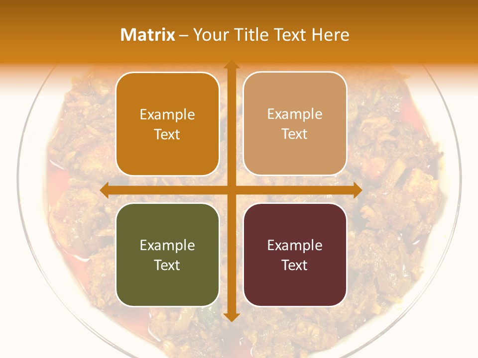 Curry Fresh Pepper PowerPoint Template