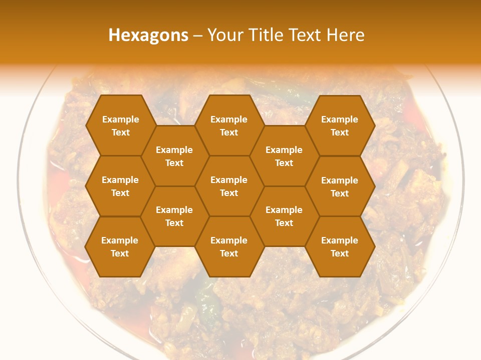 Curry Fresh Pepper PowerPoint Template