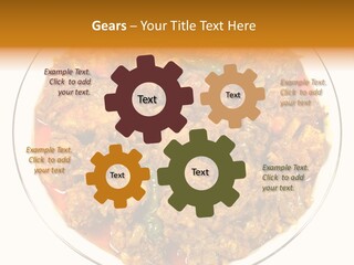 Curry Fresh Pepper PowerPoint Template