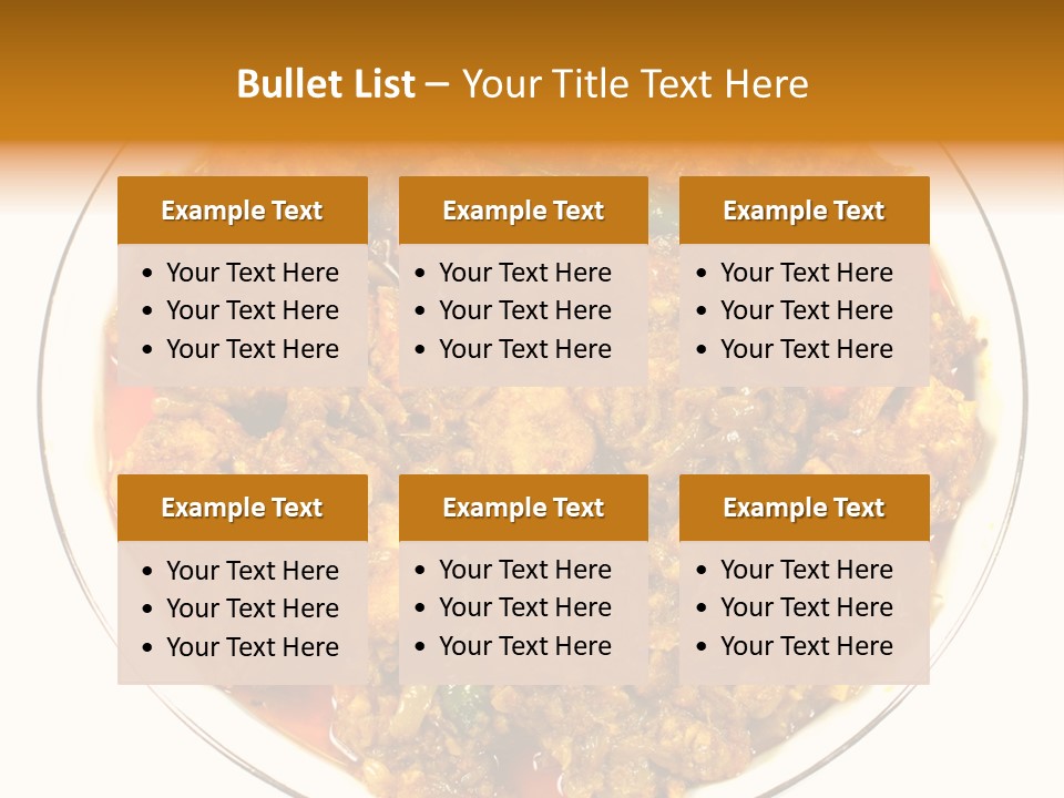 Curry Fresh Pepper PowerPoint Template