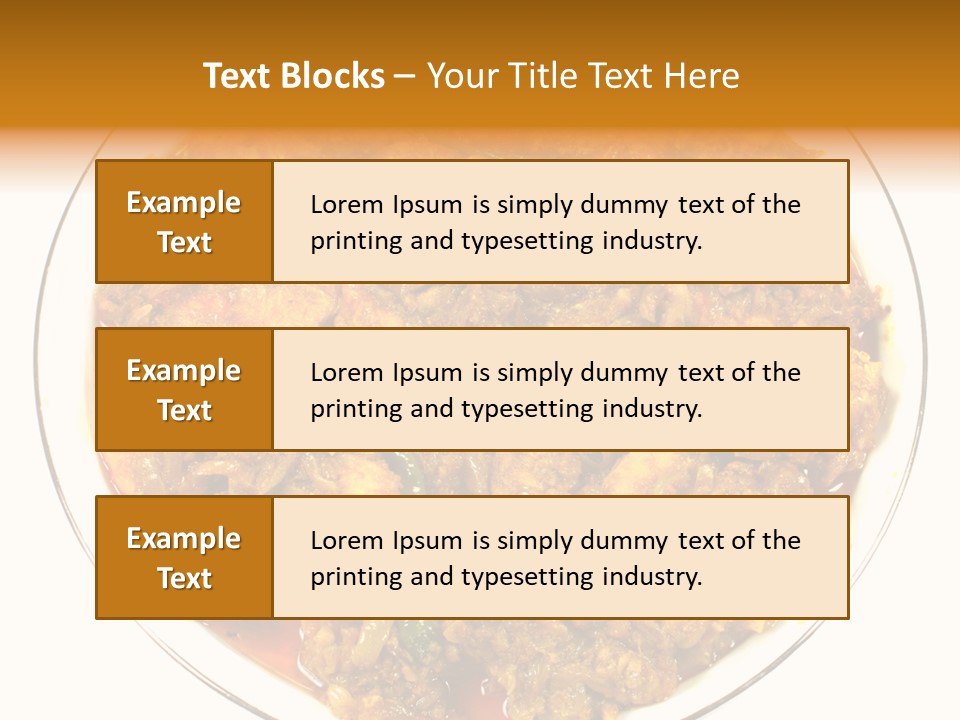 Curry Fresh Pepper PowerPoint Template