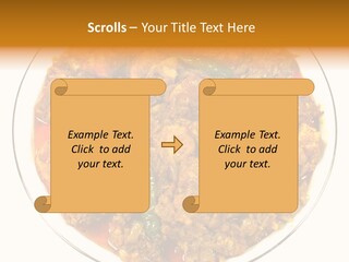 Curry Fresh Pepper PowerPoint Template