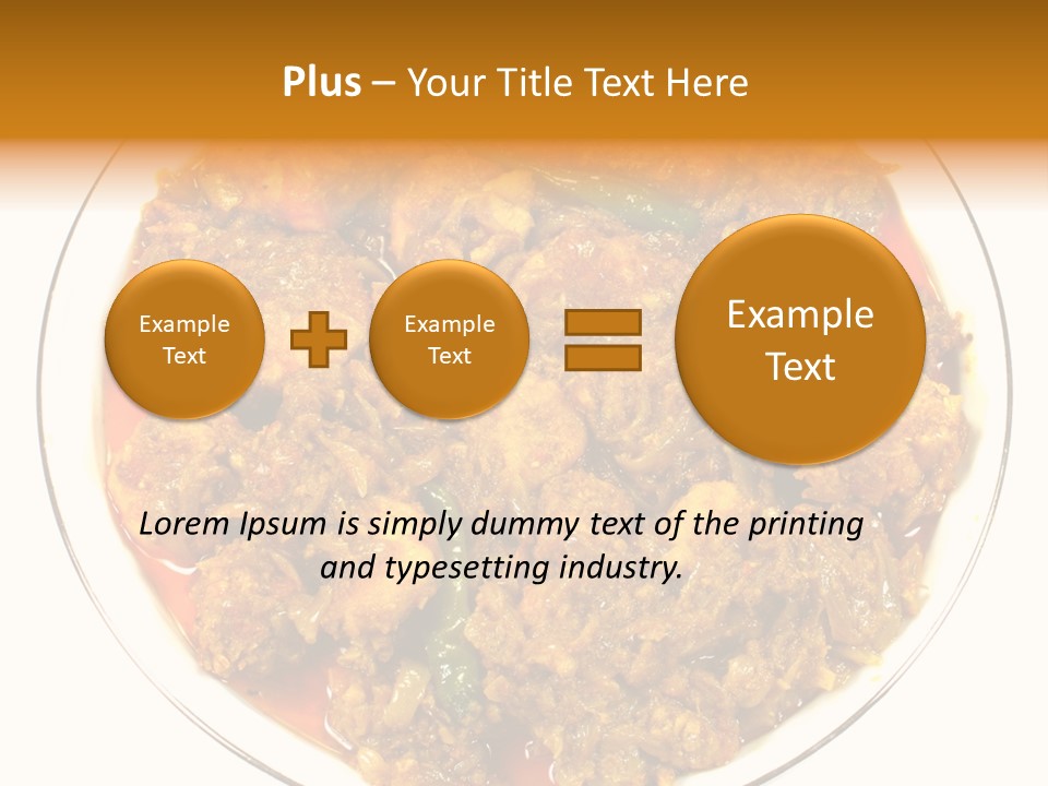 Curry Fresh Pepper PowerPoint Template