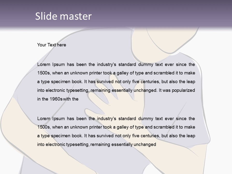 Heartbeat Stress Nitroglycerin PowerPoint Template