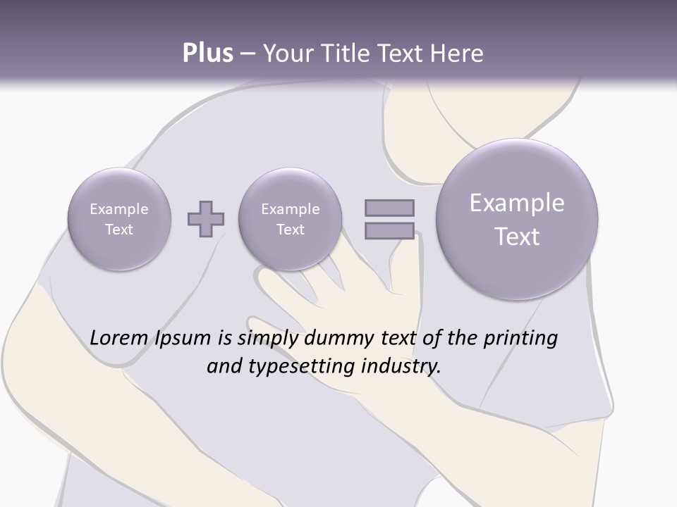 Heartbeat Stress Nitroglycerin PowerPoint Template