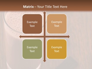 Mixed Banana Smoothie PowerPoint Template