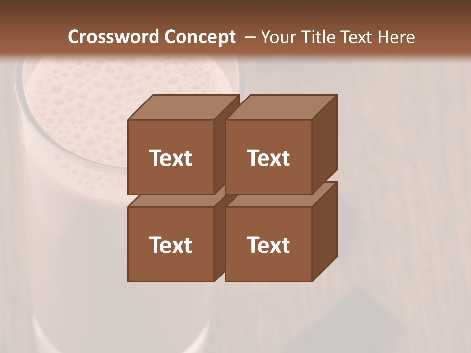 Mixed Banana Smoothie PowerPoint Template