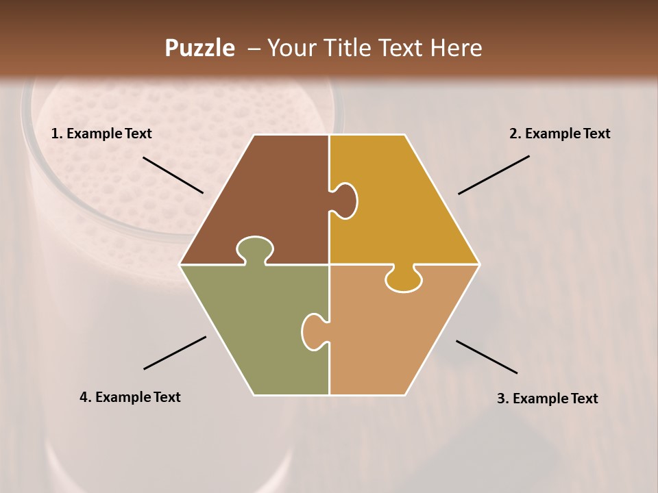 Mixed Banana Smoothie PowerPoint Template