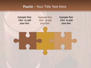 Mixed Banana Smoothie PowerPoint Template