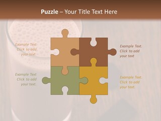 Mixed Banana Smoothie PowerPoint Template