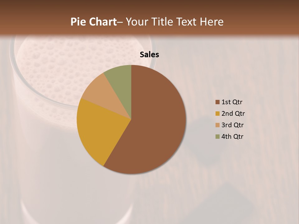 Mixed Banana Smoothie PowerPoint Template