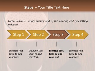 Mixed Banana Smoothie PowerPoint Template
