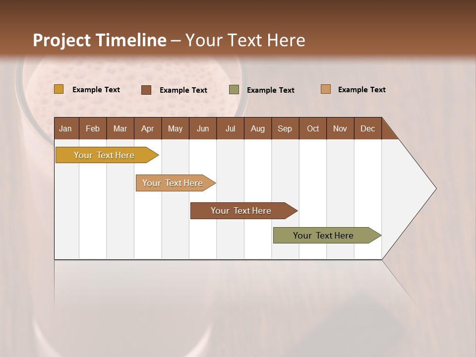 Mixed Banana Smoothie PowerPoint Template