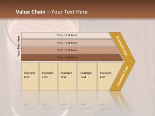 Mixed Banana Smoothie PowerPoint Template