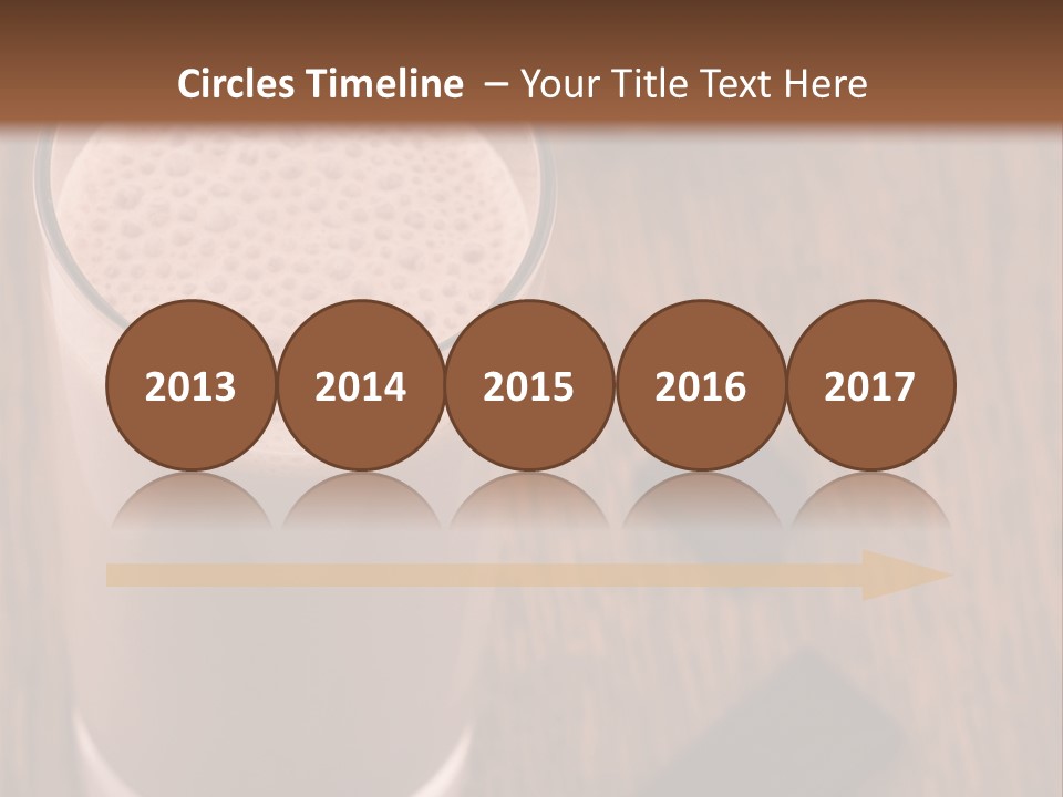 Mixed Banana Smoothie PowerPoint Template