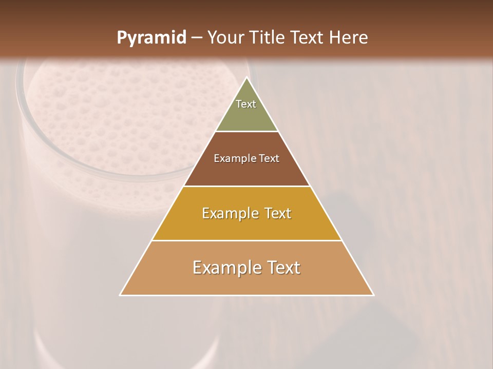 Mixed Banana Smoothie PowerPoint Template