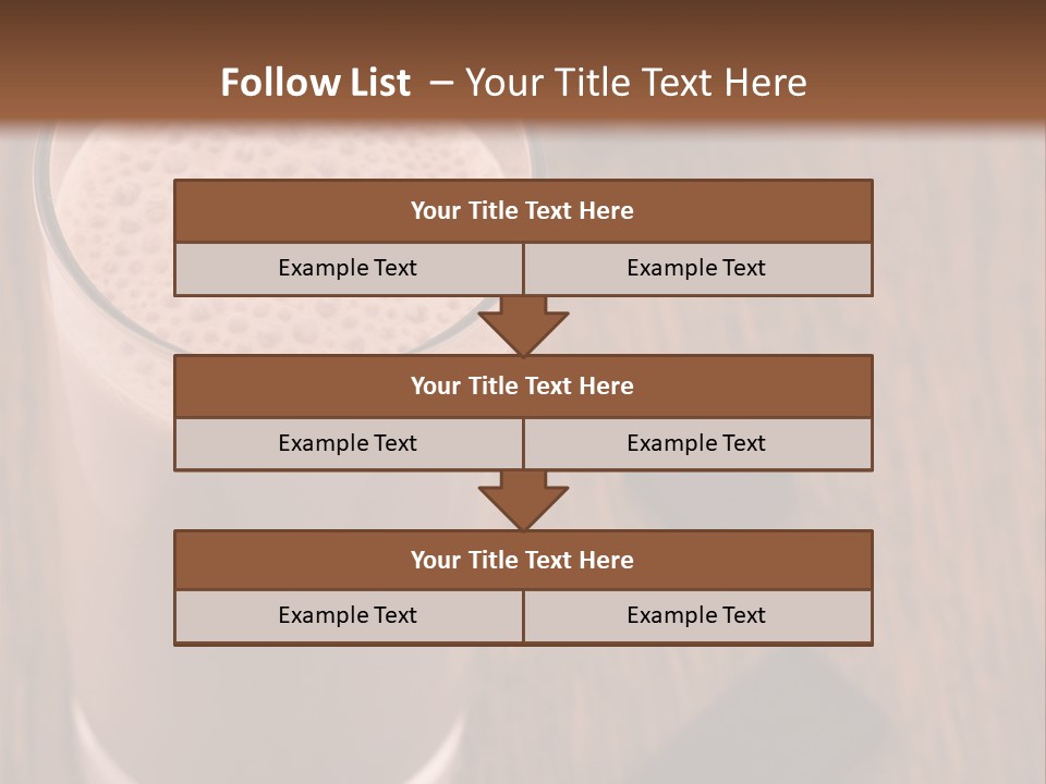 Mixed Banana Smoothie PowerPoint Template