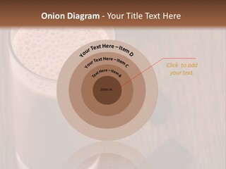 Mixed Banana Smoothie PowerPoint Template