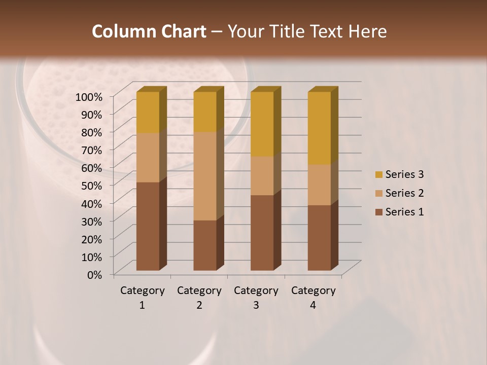 Mixed Banana Smoothie PowerPoint Template