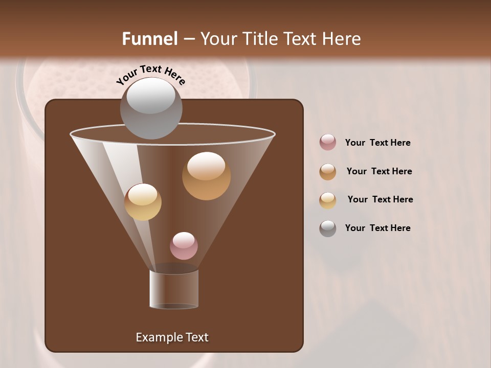 Mixed Banana Smoothie PowerPoint Template