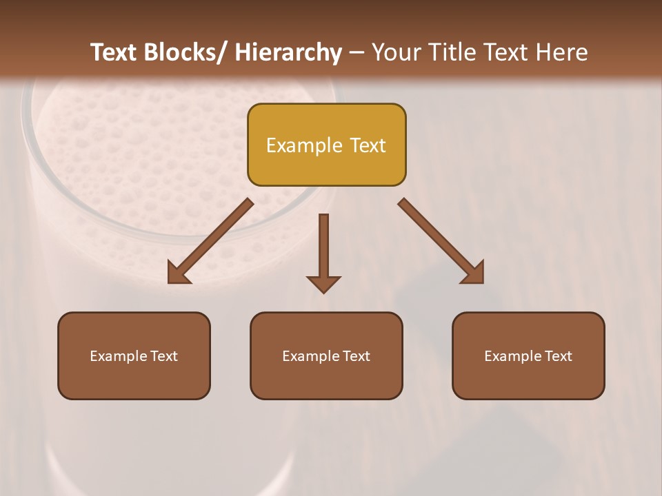 Mixed Banana Smoothie PowerPoint Template