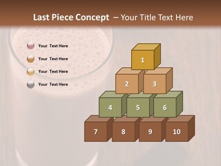 Mixed Banana Smoothie PowerPoint Template