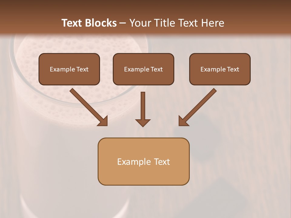 Mixed Banana Smoothie PowerPoint Template