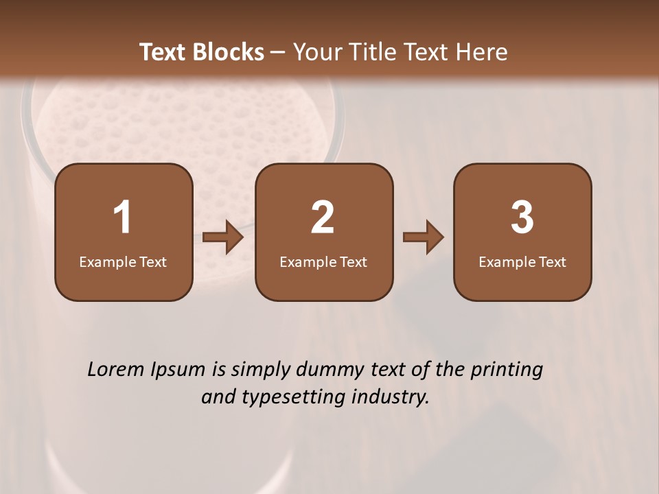 Mixed Banana Smoothie PowerPoint Template