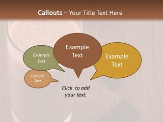 Mixed Banana Smoothie PowerPoint Template