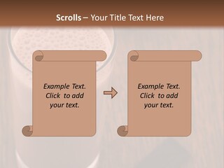 Mixed Banana Smoothie PowerPoint Template