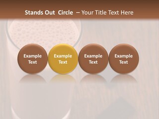 Mixed Banana Smoothie PowerPoint Template