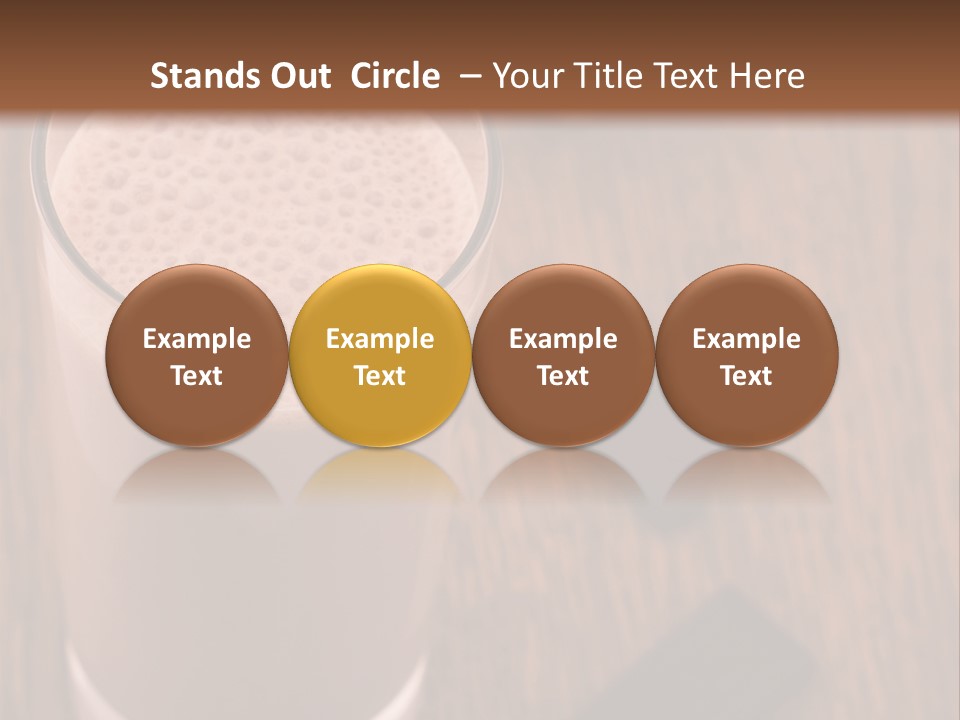 Mixed Banana Smoothie PowerPoint Template