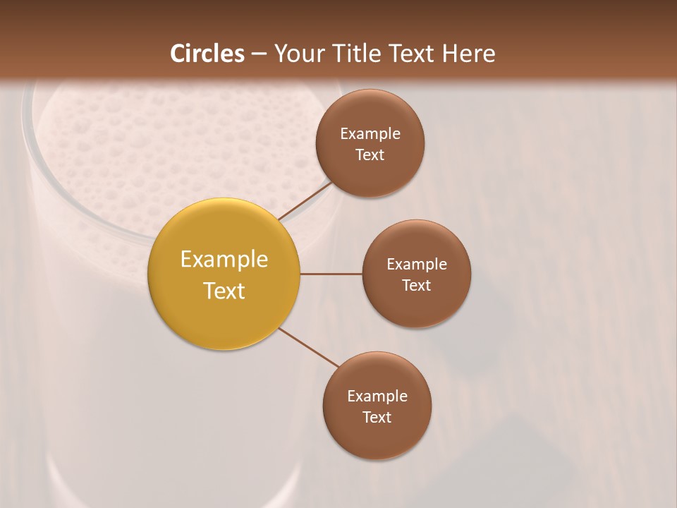 Mixed Banana Smoothie PowerPoint Template