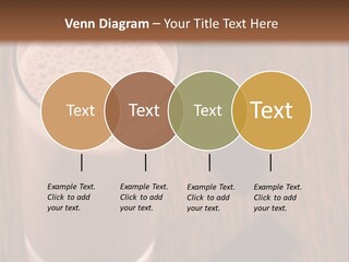 Mixed Banana Smoothie PowerPoint Template