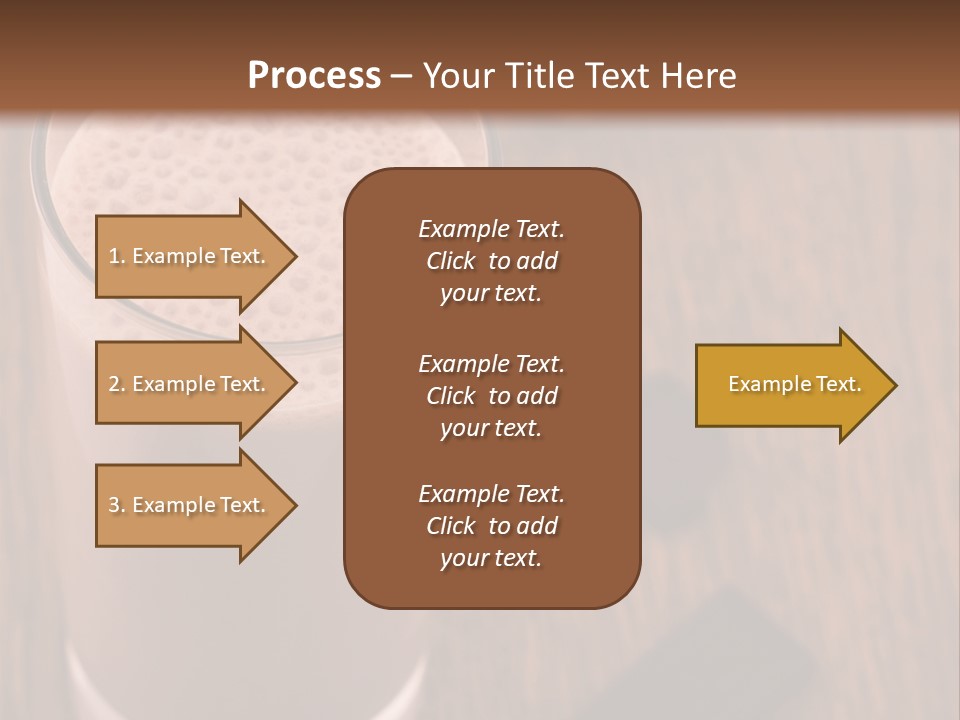 Mixed Banana Smoothie PowerPoint Template