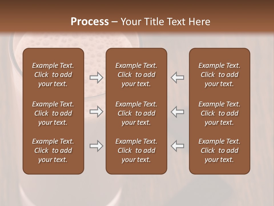 Mixed Banana Smoothie PowerPoint Template