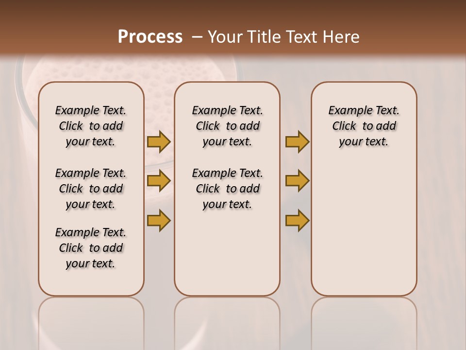 Mixed Banana Smoothie PowerPoint Template