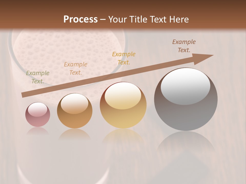 Mixed Banana Smoothie PowerPoint Template