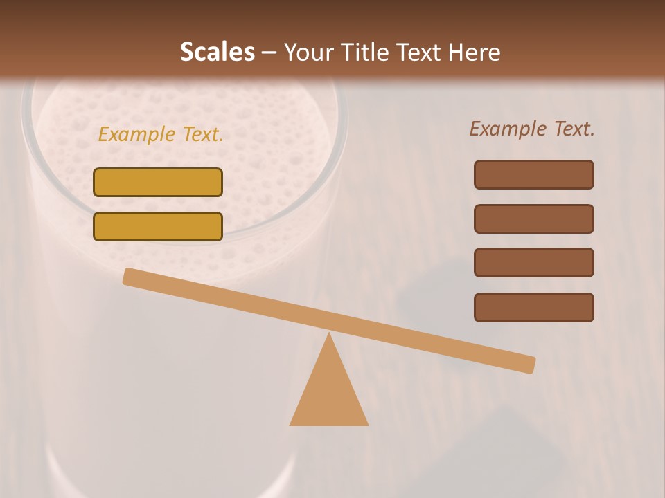 Mixed Banana Smoothie PowerPoint Template