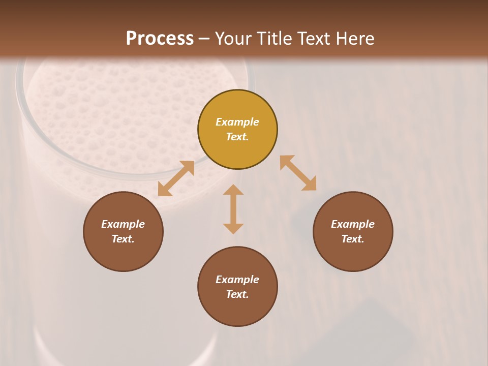 Mixed Banana Smoothie PowerPoint Template